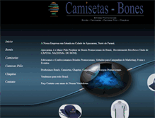 Tablet Screenshot of camisetas-bones.com.br